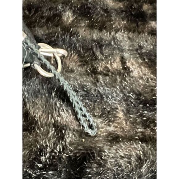 The SAK Leather Black large shoulder bag with stitching detail accents - Picture 6 of 6